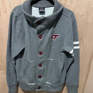 Women's Virginia Tech Hokies Grey Varsity Sweater